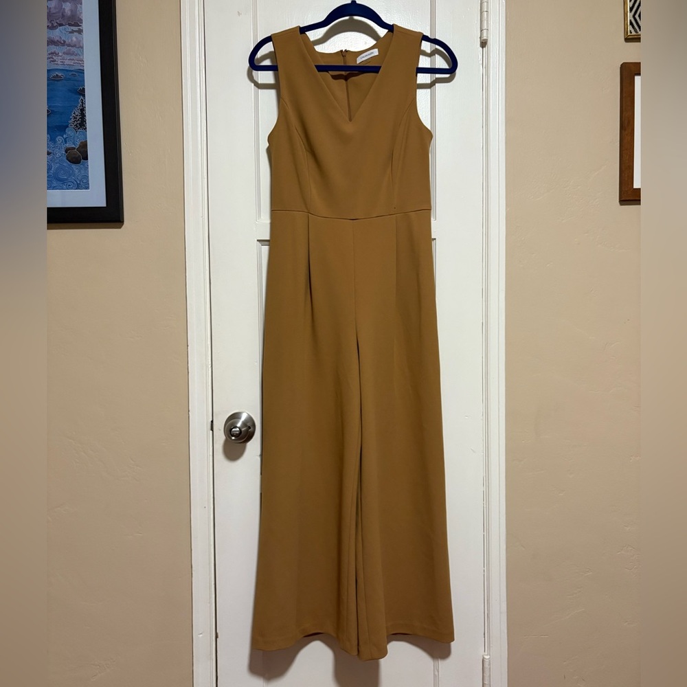 Clavin Klein Tan Jumpsuit